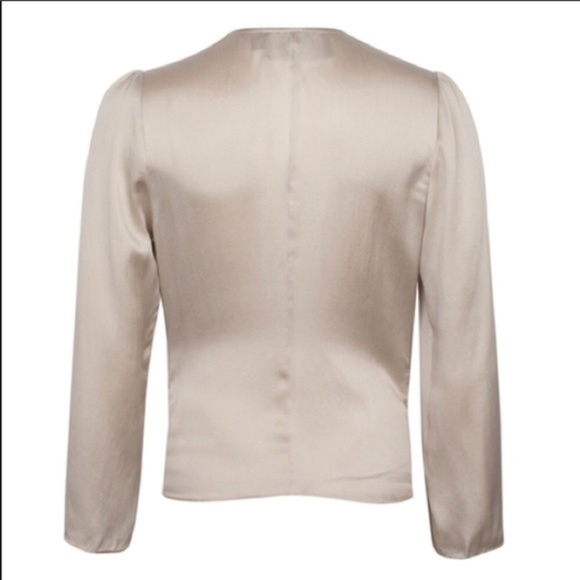 REALISATION PAR BIANCA Top Silver 100% Silk XS - Picture 6 of 8